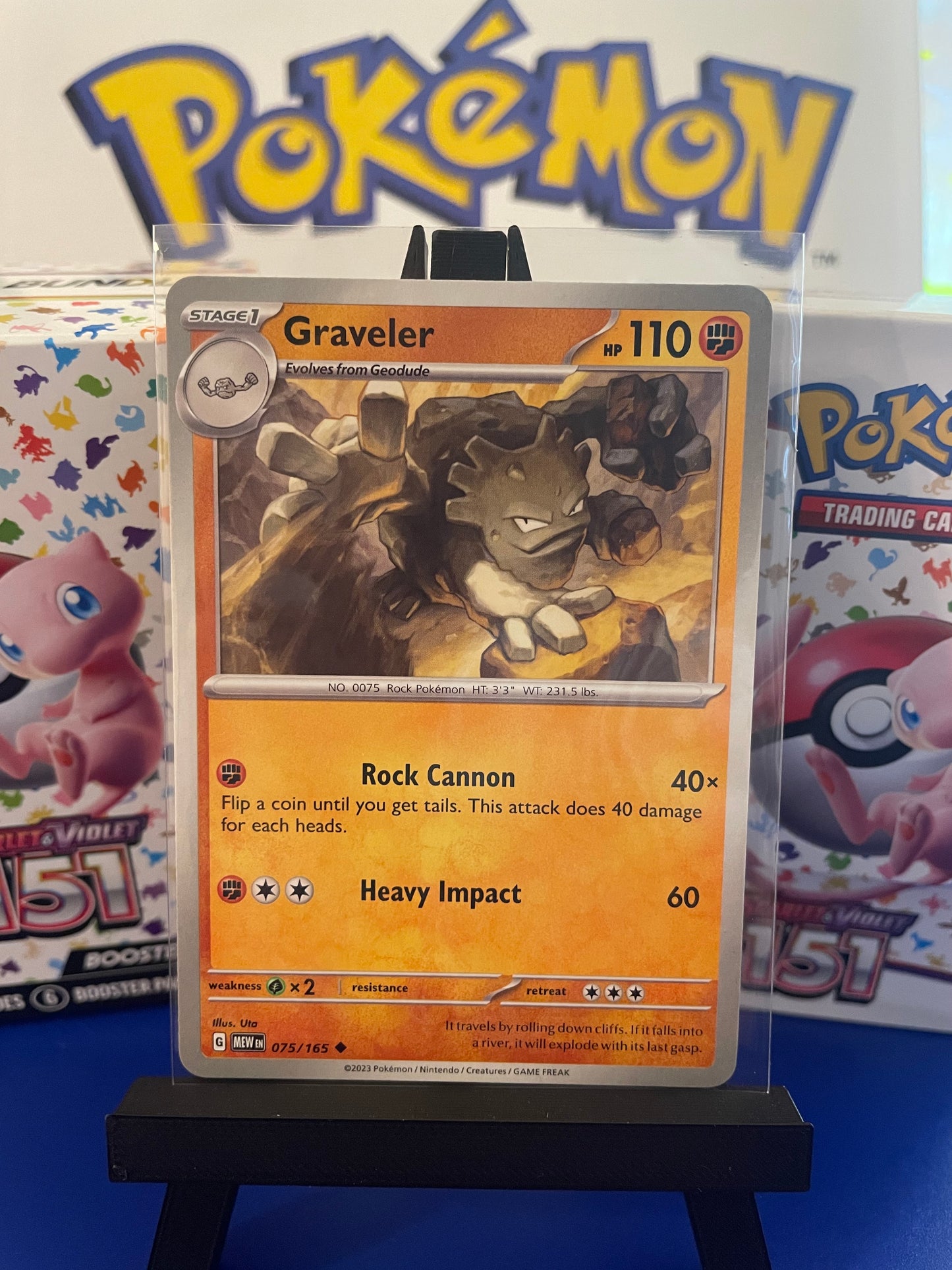 Graveler: 151 Scarlet & Violet (75/165)