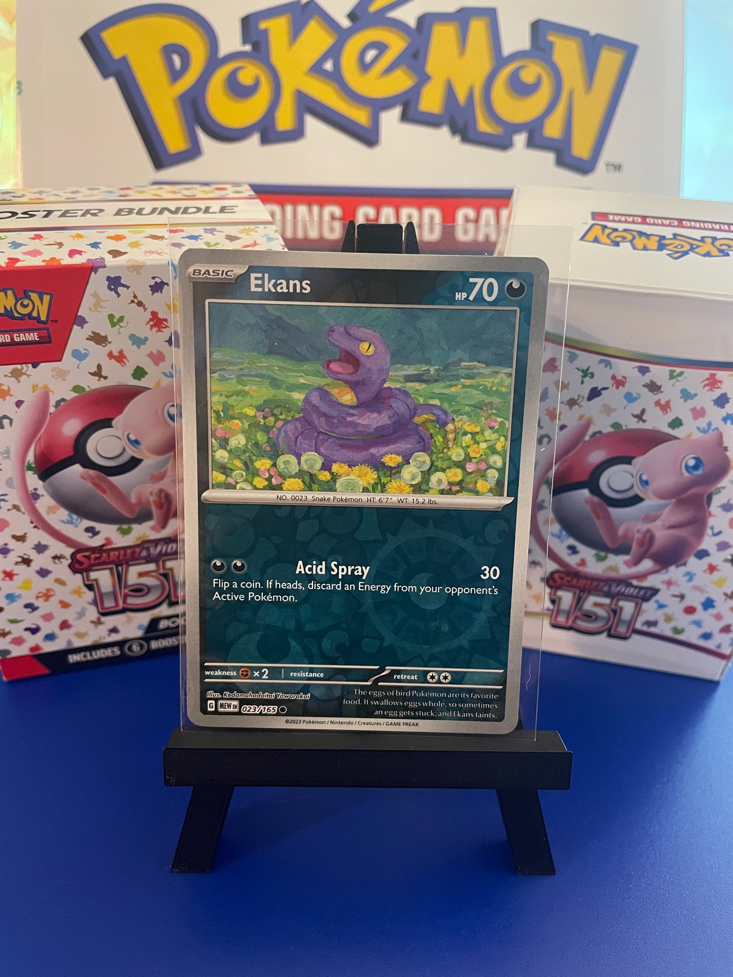 Ekans (Revers Holo): 151 Scarlet & Violet (23/165)