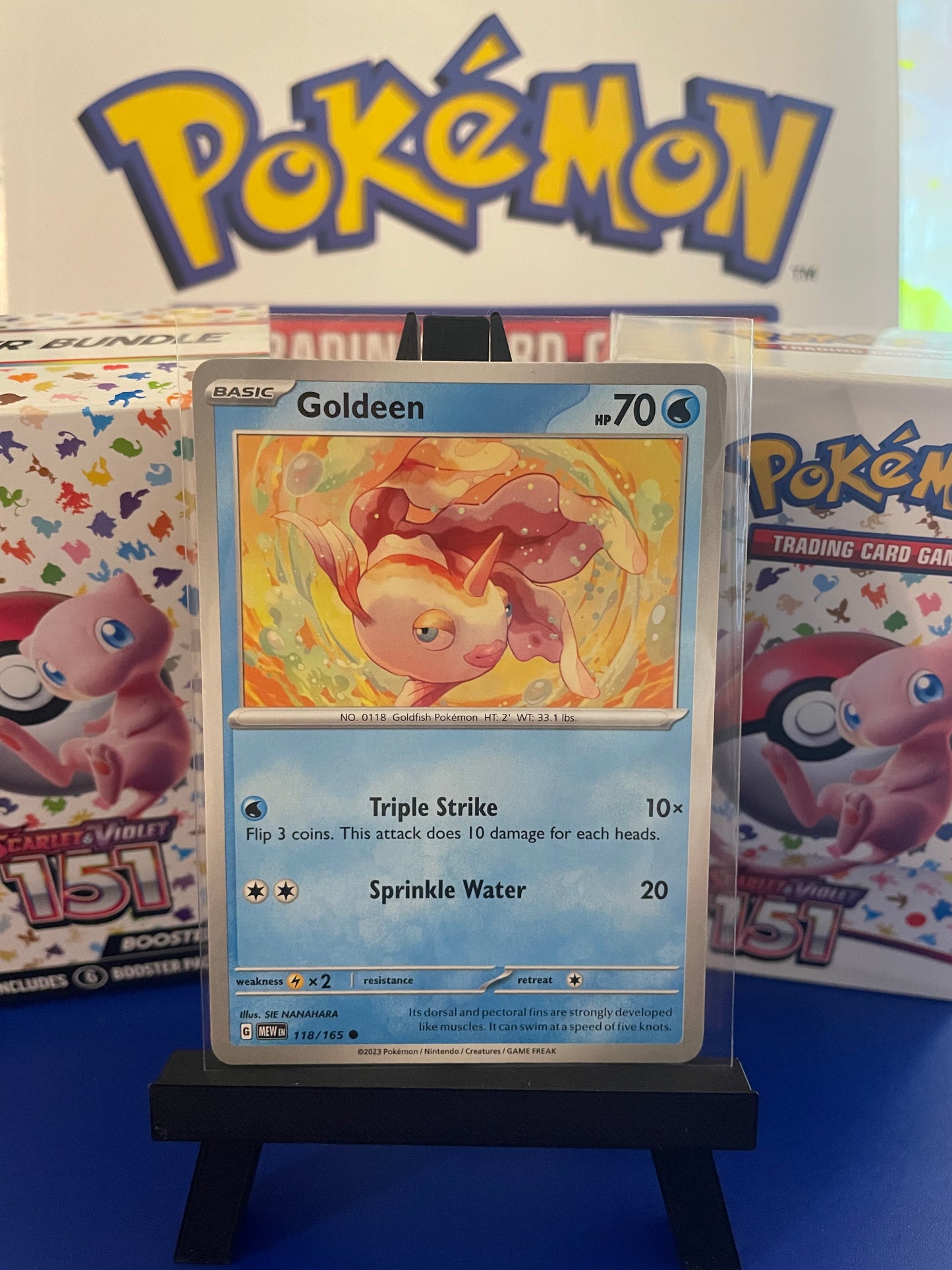 Goldeen: 151 Scarlet & Violet (118/165)