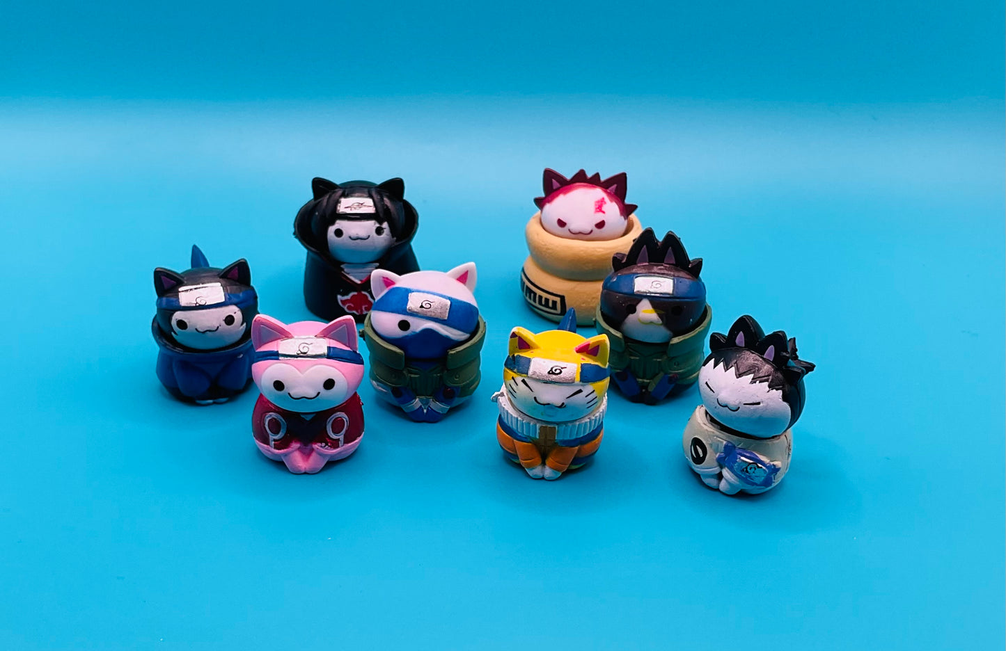 Naruto cat figures (8pcs set)
