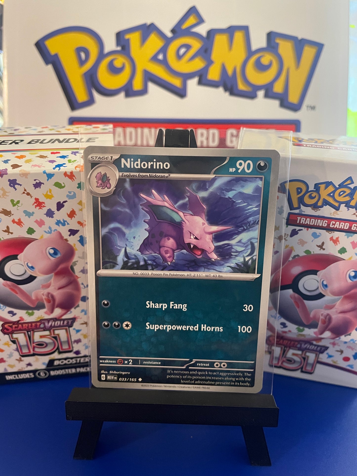 Nidorino: 151 Scarlet & Violet (33/165)