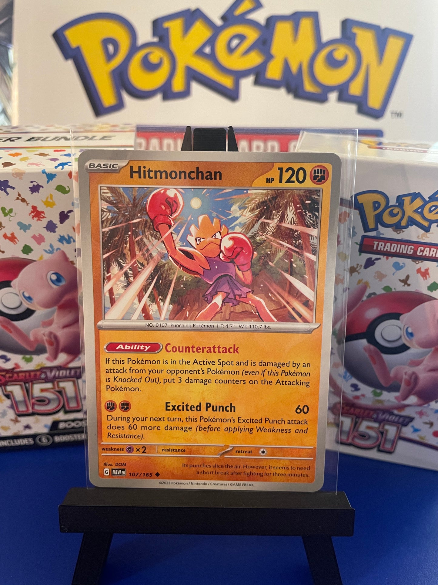 Hitmonchan: 151 Scarlet & Violet (107/165)