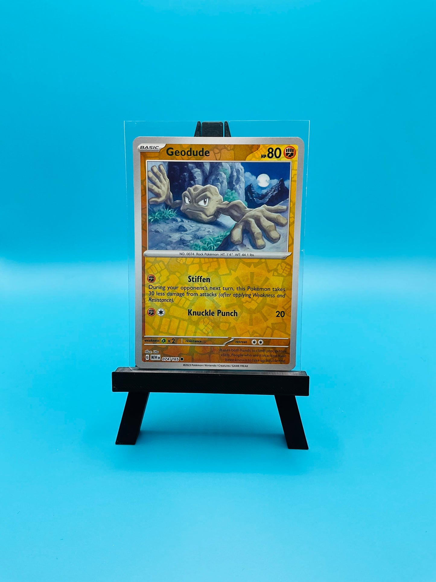 Geodude (Reverse Holo): 151 Scarlet & Violet (74/165)