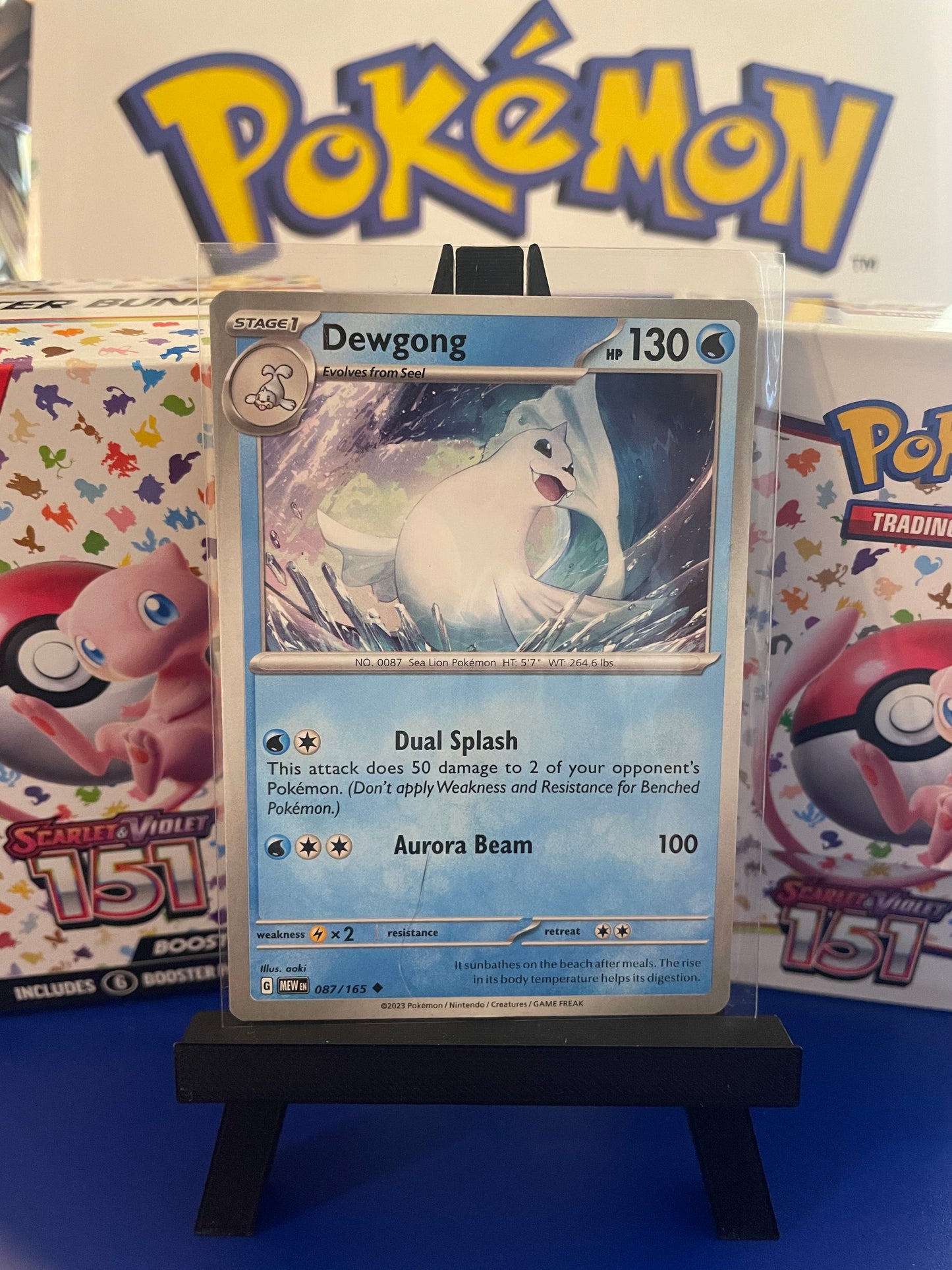 Dewgong: 151 Scarlet & Violet (87/165)