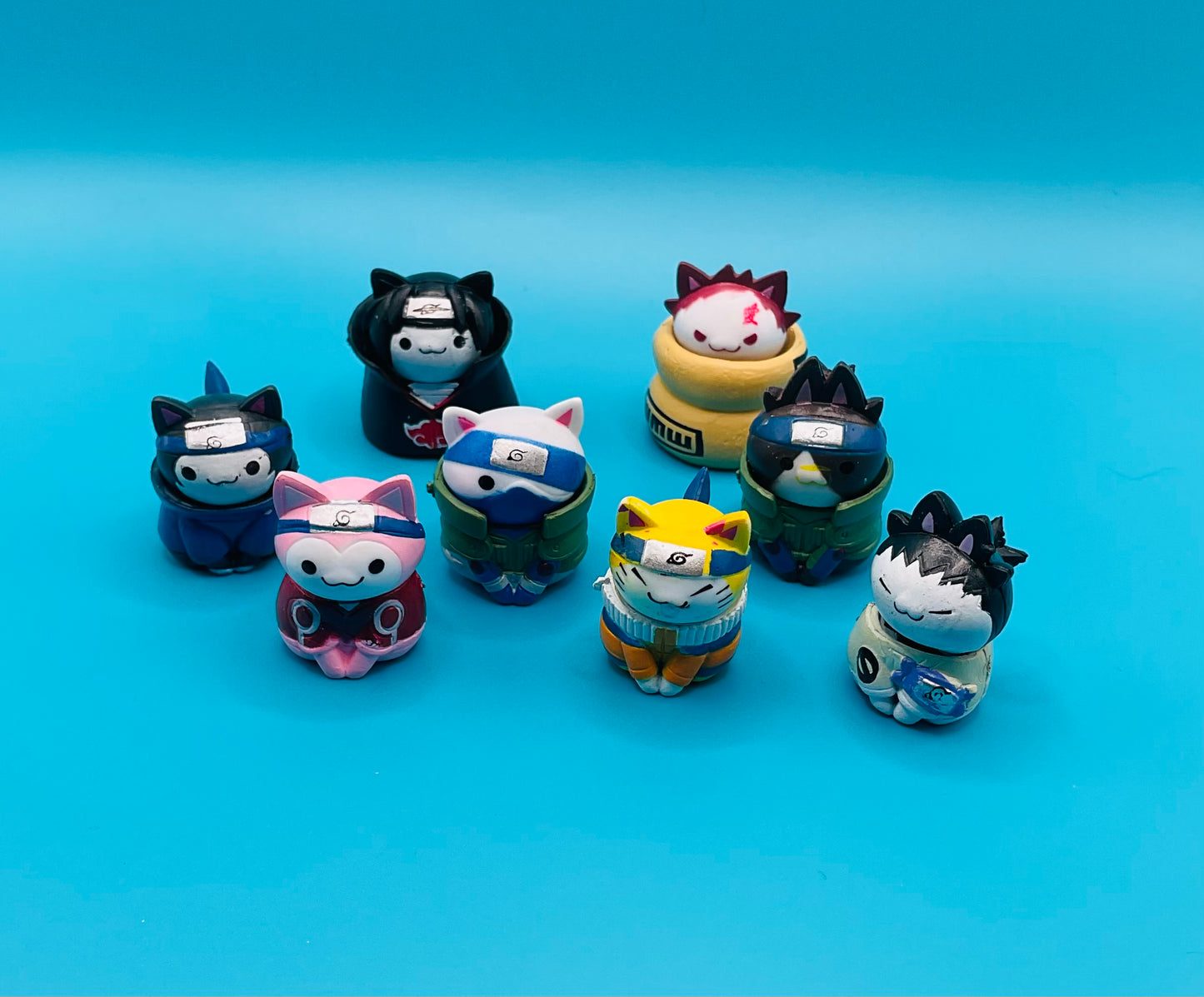 Naruto cat figures (8pcs set)