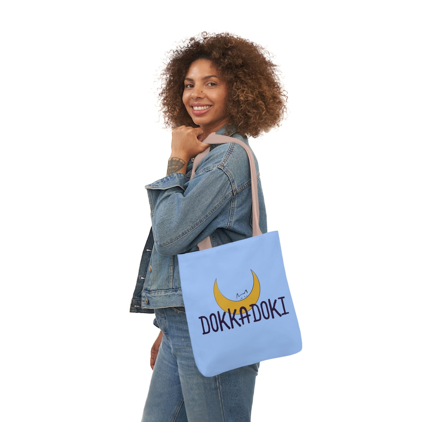 DokkaDoki Polyester Canvas Tote Bag (AOP)