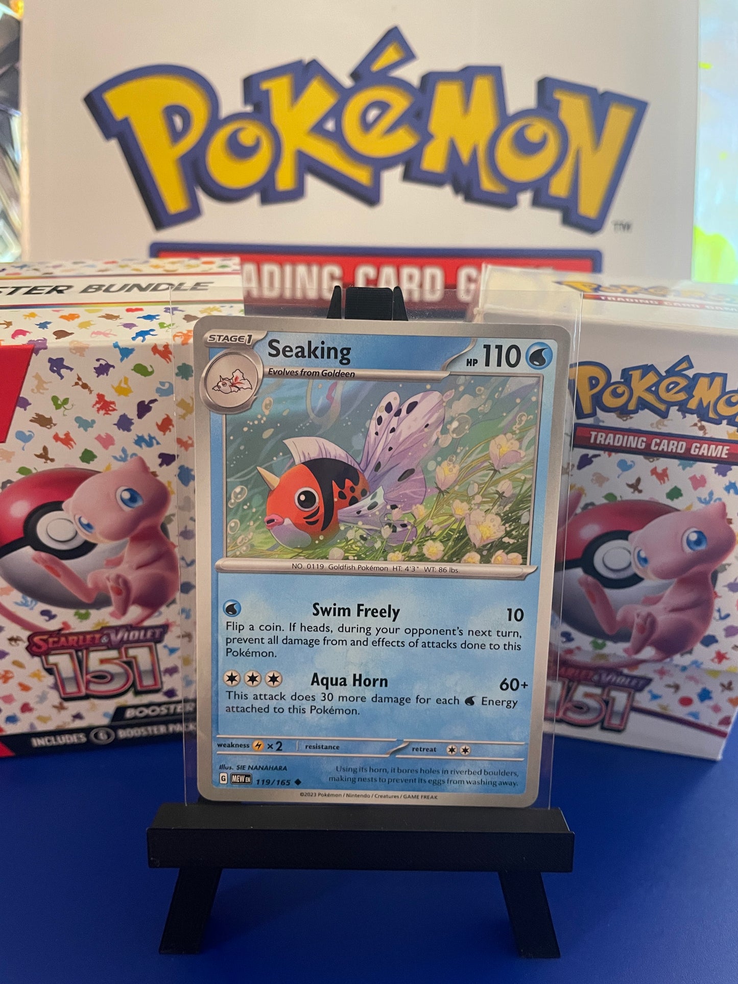 Seaking: 151 Scarlet & Violet (119/165)