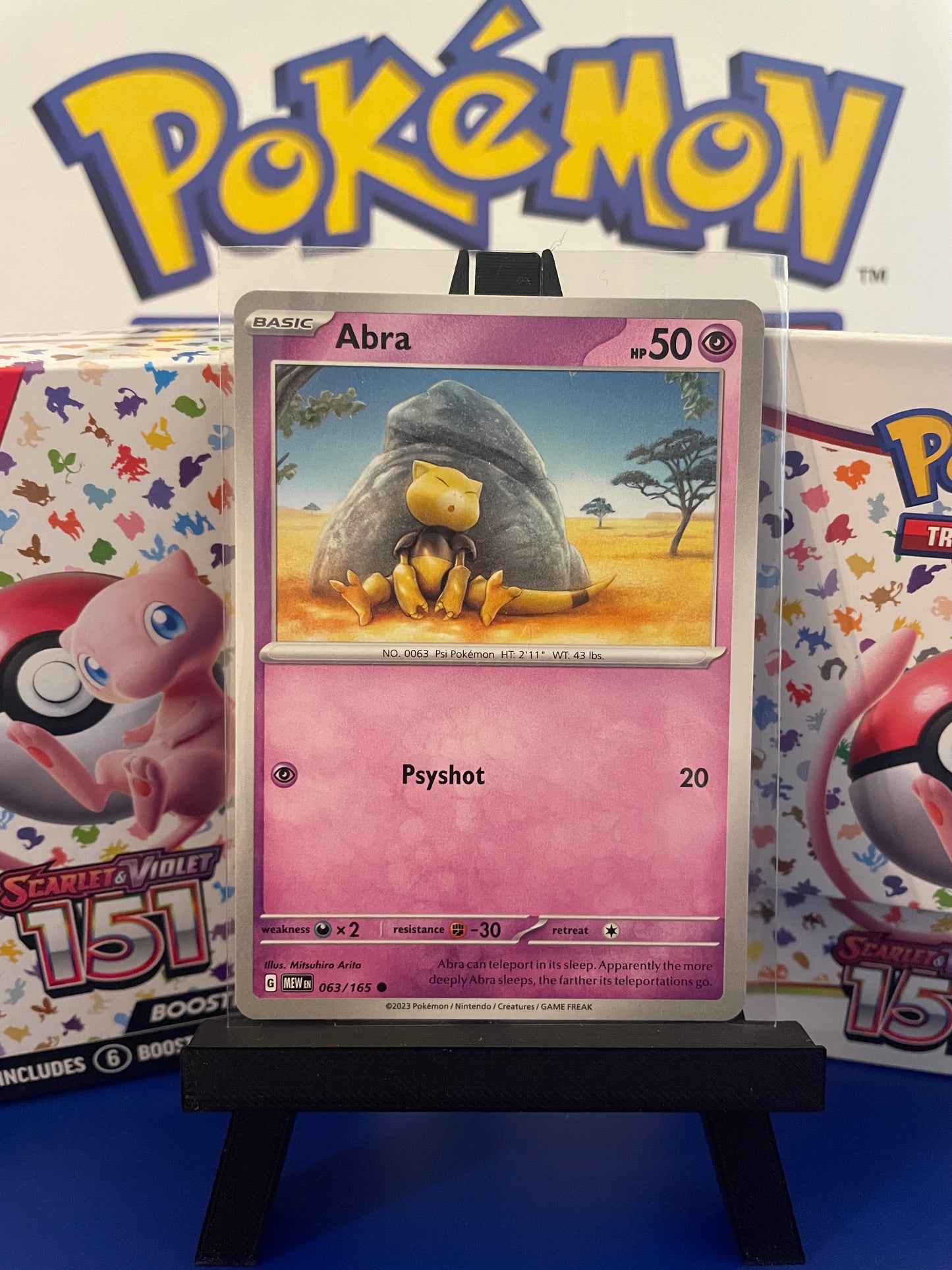 Abra: 151 Scarlet & Violet (63/165)
