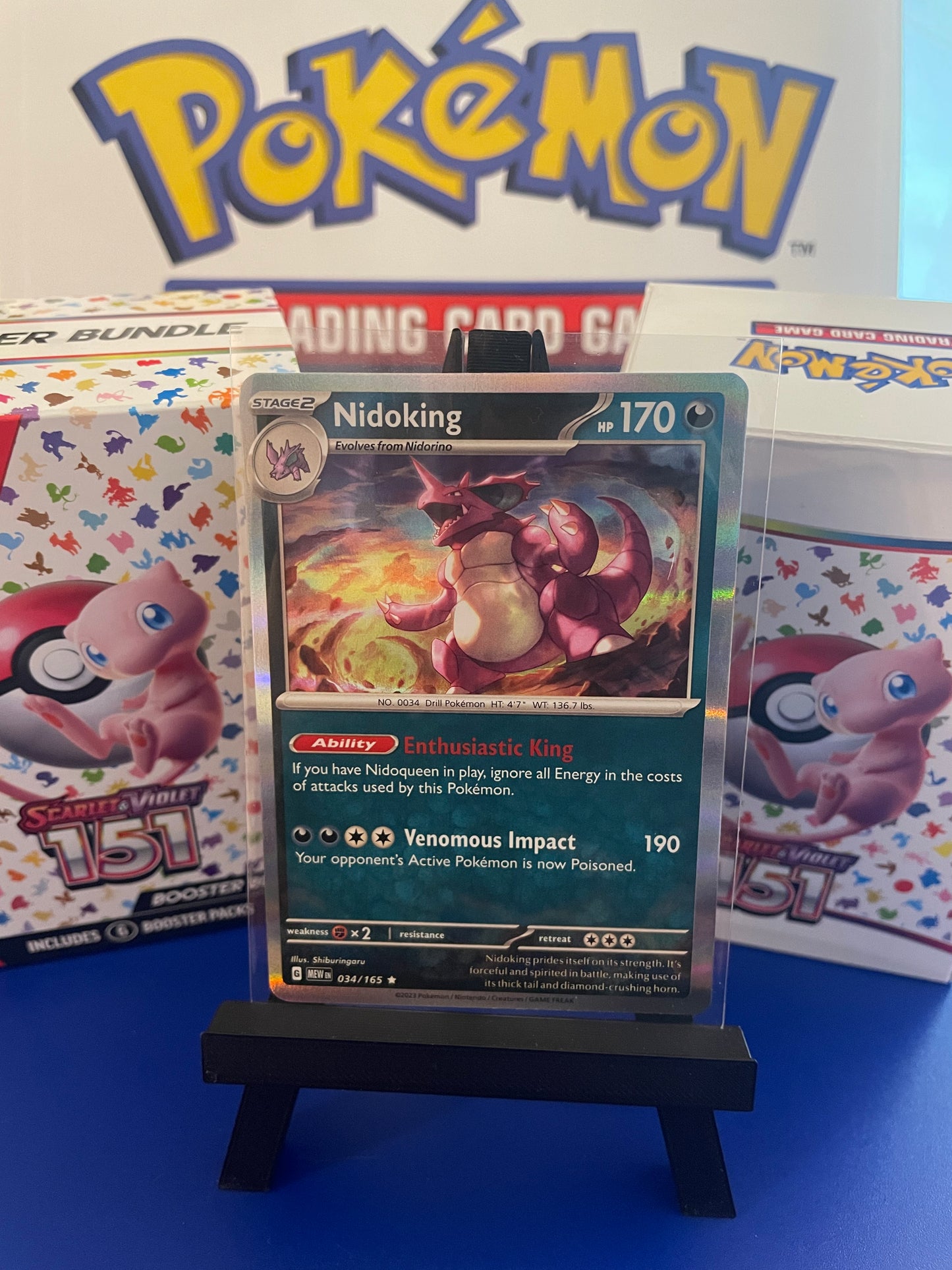 Nidoking (Holo):151 Scarlet & Violet (34/165)