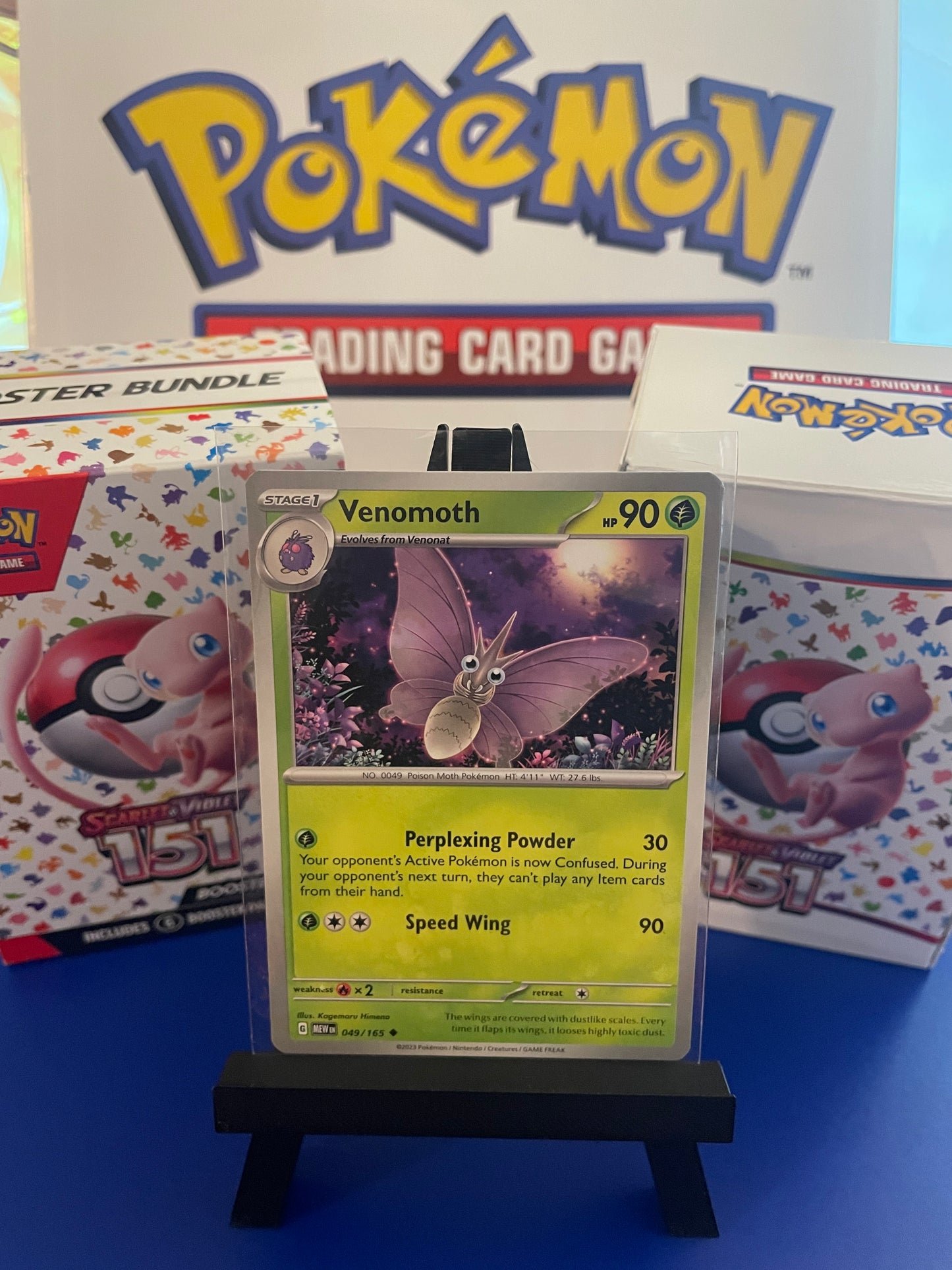 Venomoth: 151 Scarlet & Violet (49/165)