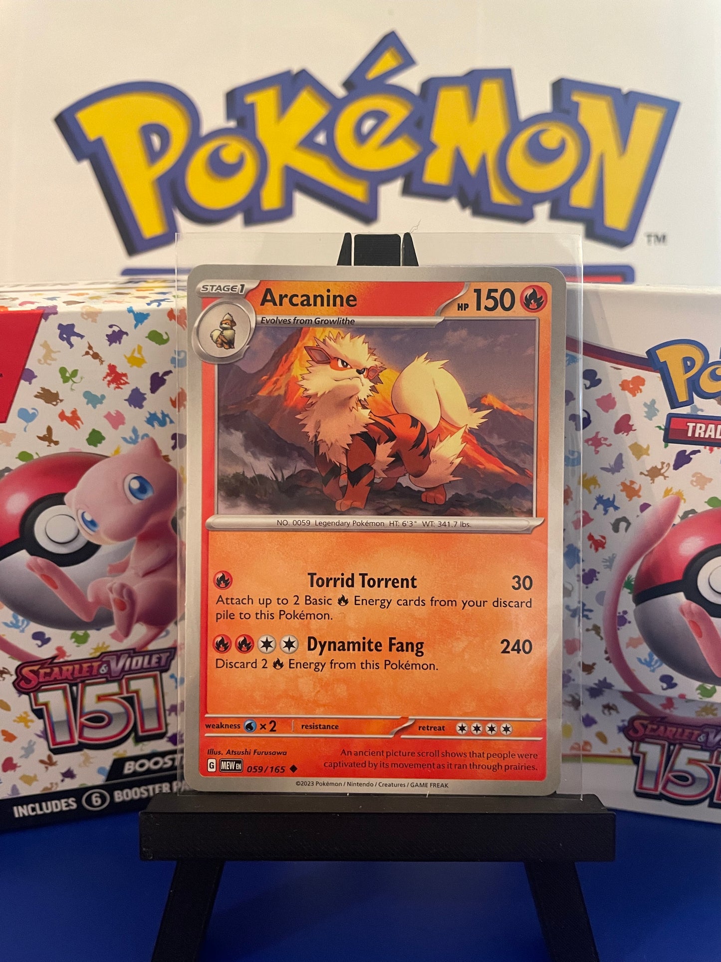Arcanine: 151 Scarlet & Violet (59/165)