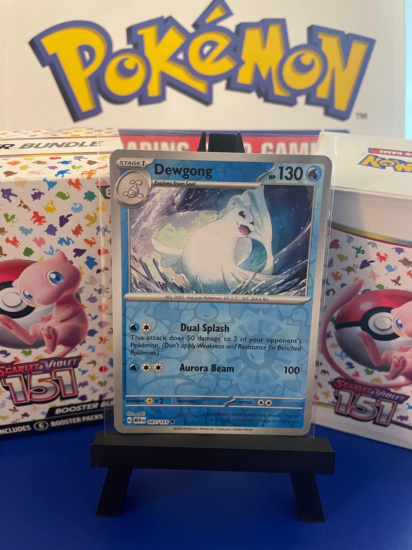 Dewgong (Reverse Holo): 151 Scarlet & Violet (87/165)