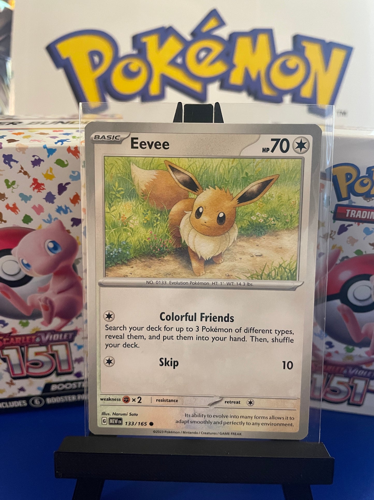 Eevee: 151 Scarlet & Violet (133/165)