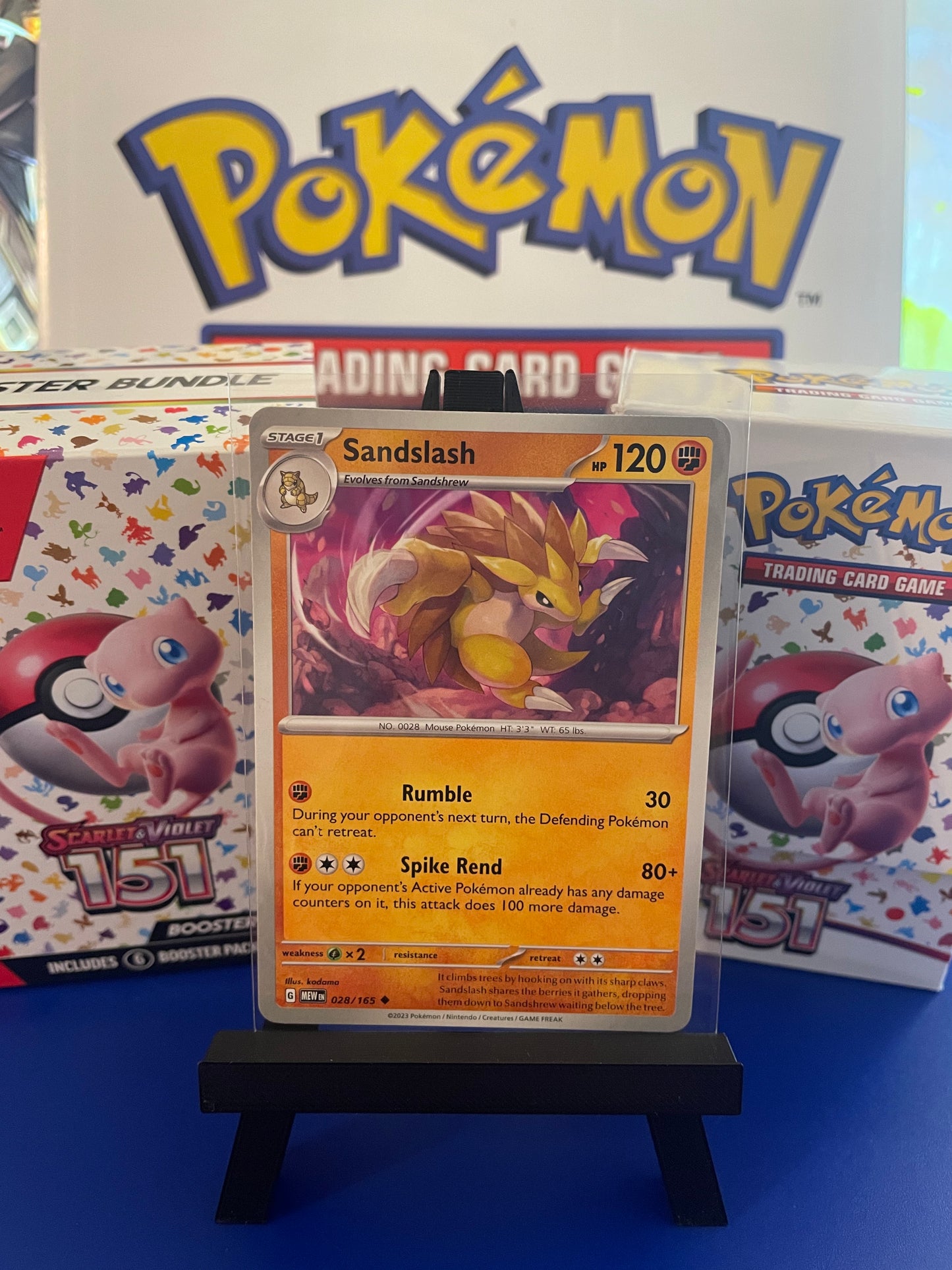 Sandslash: 151 Scarlet & Violet (28/165)
