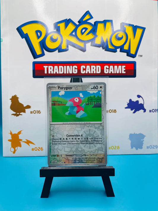 Porygon (Reverse Holo): 151 Scarlet & Violet (137/165)